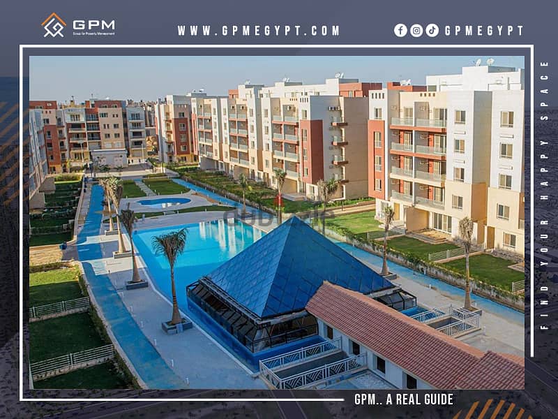 Hot deal! Apartment 225m for sale in Compound Promenade New Cairo ready to move شقة للبيع في بروميناد التجمع الخامس 1
