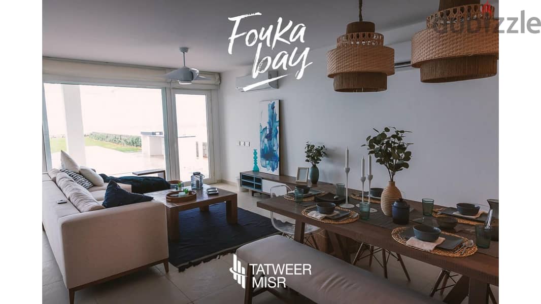Chalet for sale, finished, for sale in the coast, with a 5% down payment and installments over 8 years, in Fouka Bay, Ras El Hekma 28