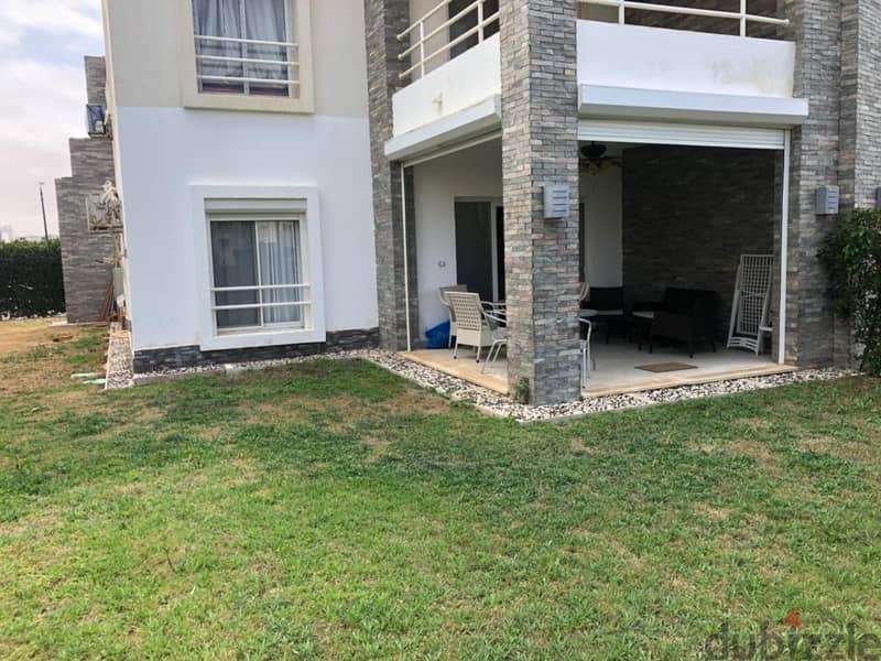 chalet for sale at amwaj North coast | ground floor with garden | finished with Ac`S | Ready to move | prime location 4
