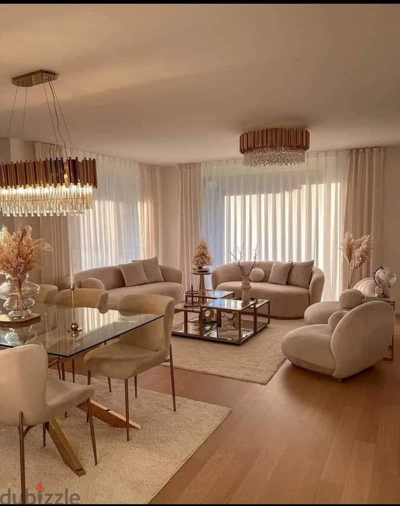 apartment3 rooms for sale in Sarai, New Cairo, next to Madinaty, at the entrance to Mostakbal City, in installments over 8 years 41%cash discount 1