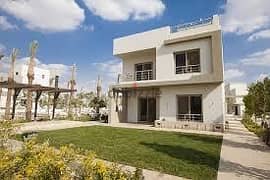 Inspect and receive immediately a finished villa in Grand Heights, behind Mall of Arabia