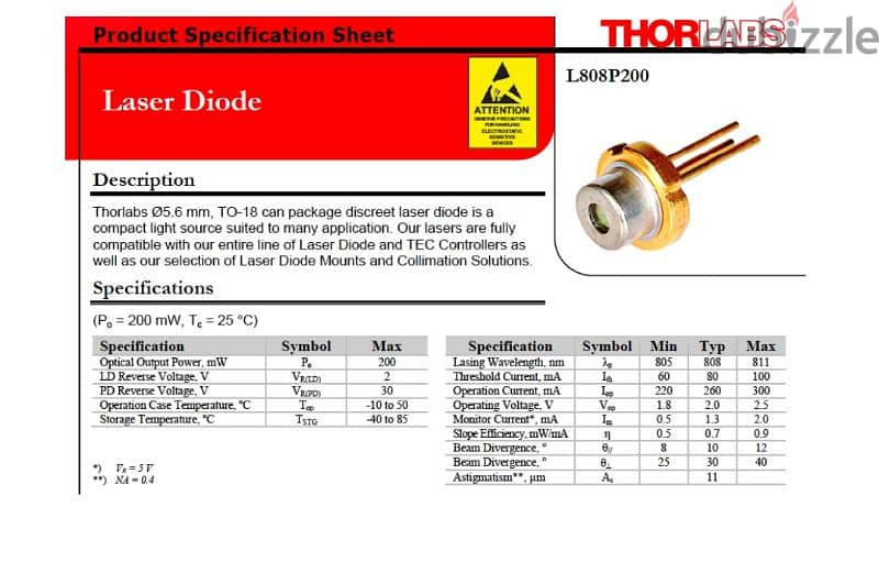 laser diode / laser guide 0
