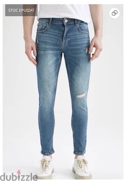 Defacto Denim Jeans Skinny Comfort ( W36 / L30 ) Used like 5 times 6