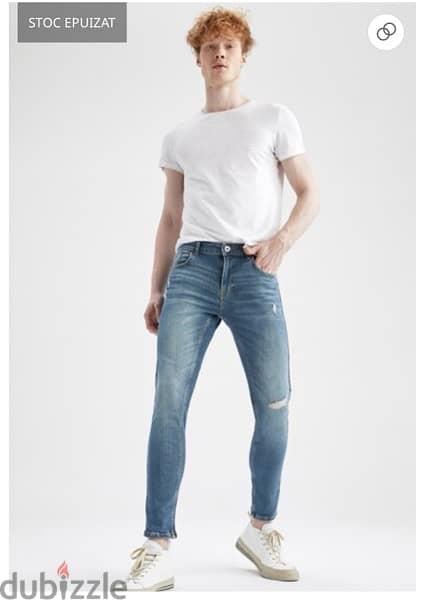 Defacto Denim Jeans Skinny Comfort ( W36 / L30 ) Used like 5 times 7