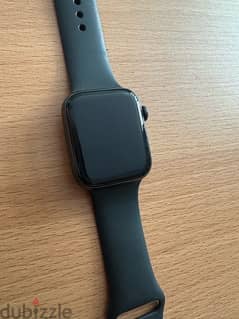 Apple Watch SE 44mm Space Grey Aluminum Case with Midnight Sport Band 0