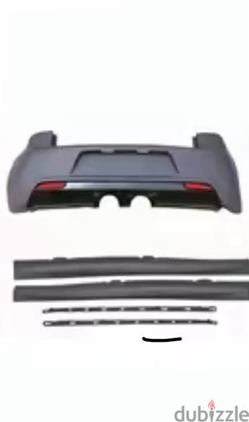 available rear golf 6 r bumper (white) 1