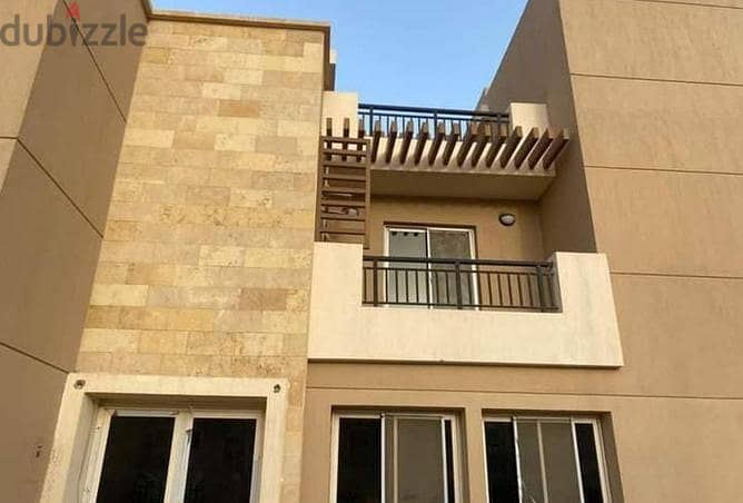 town house villa for sale in taj city new cairo behind mirage city compond with 39% discount on price (4bedrooms +nannys )open view on large park 12