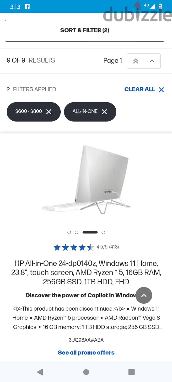 Brand new Hp all in one 24 computer 2