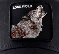 original used goorin bros black wolf hat 0