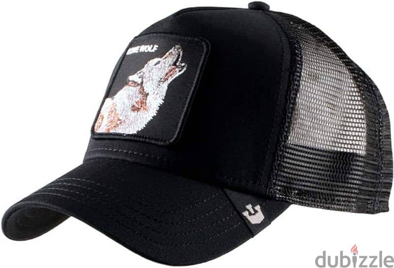original used goorin bros black wolf hat 1