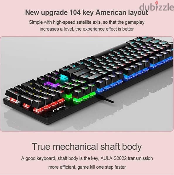 Mechanical Gaming Backlight keyboard 1