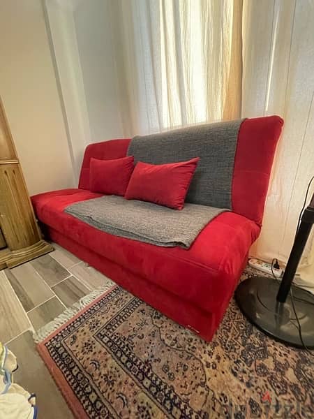 Used like new istikbal couch bed 3