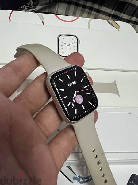 Apple Watch series 7 45mm battery health 93% للبيع بمدينة نصر 4