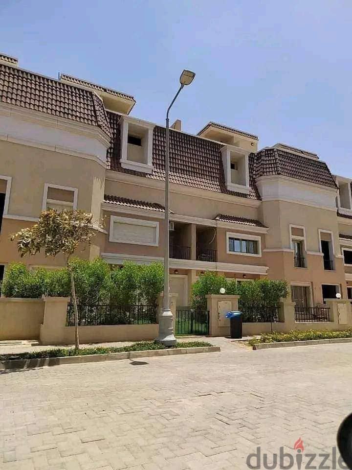 S villa for sale in New Cairo, Sarai Corner Compound, 3 floors, with a 42% discount for cash in installments, Sarai New Cairo 8