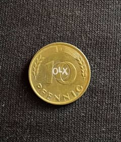 10 pfennig سنة 1950 deutsch 0