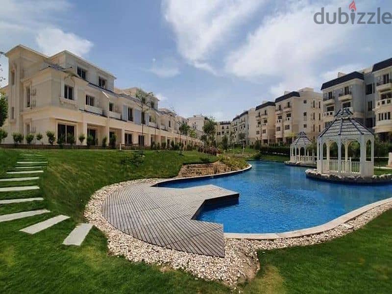 Apartment for sale in Mountain View Mostakbal City Elephant with 0% down payment and installments over 8 years, Open View on Crystal Lagoon, Mountain 18