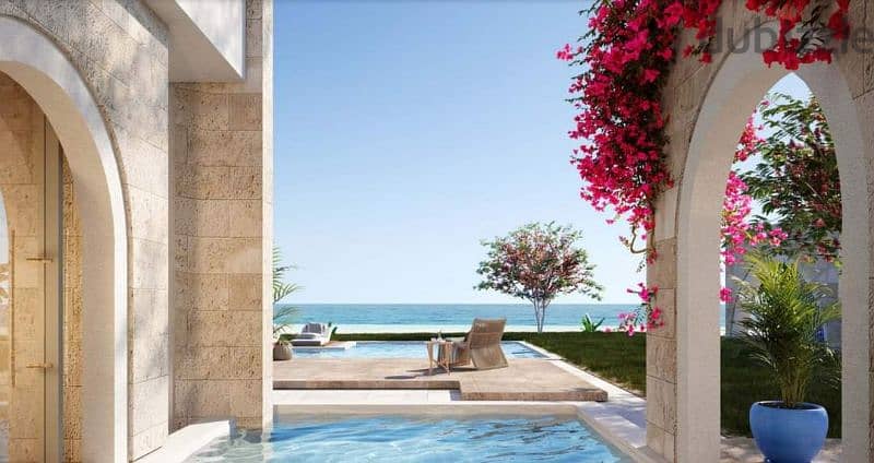 فيلا تاون علي البحر+private beach للبيع نايا الساحل الشمالي قسط علي 9س 2