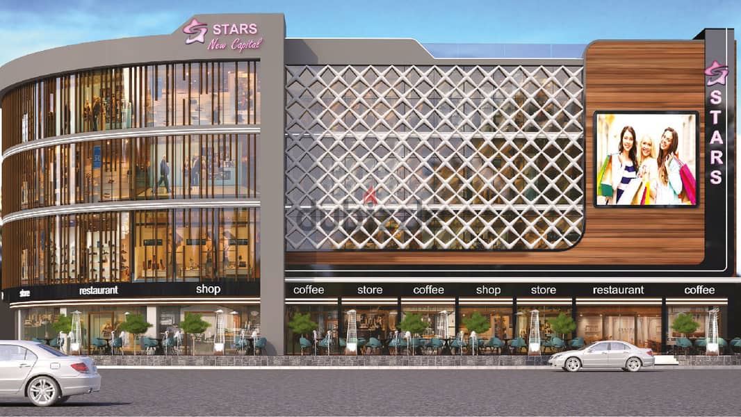 Ready to move lowest price 54m Shop storefront Stars Mall discount and install at R3 New capital City 8