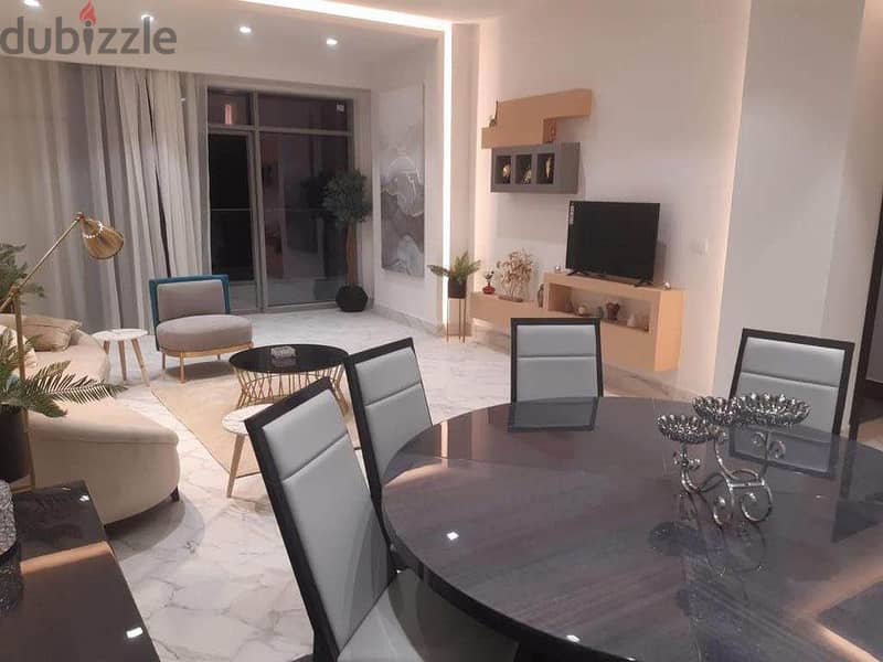 Apartment For Sale 115M Fully Finished in Alamein Towers  | شقة للبيع متشطبة 115م دابل فيو في أبراج العلمين الجديدة 3