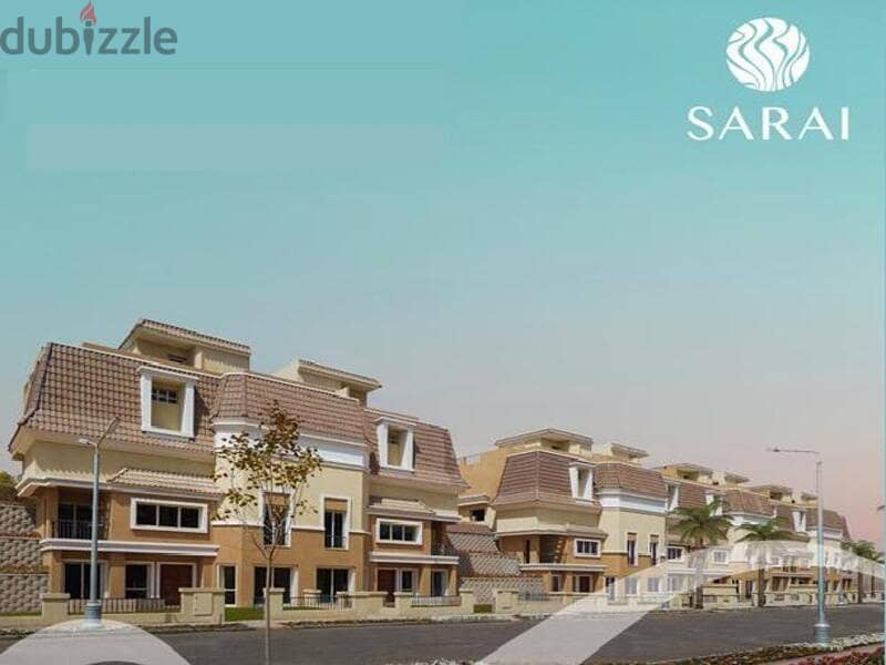 $villa 212m with big  garden for the price of an apartment in Sarai Mostakbal City 3
