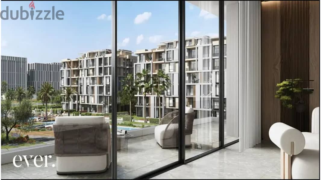 Super lux Finished 2Bed Apartment + Garden 5th settle 5% Down payment  New Cairo 0
