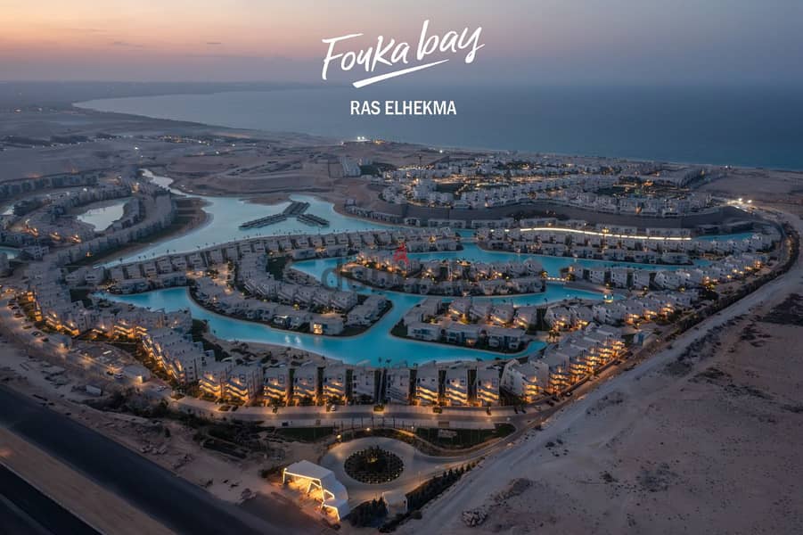 For sale Fully finished chalet 2bedrooms at Fouka Bay next to Hacienda West Ras Al hikma 0