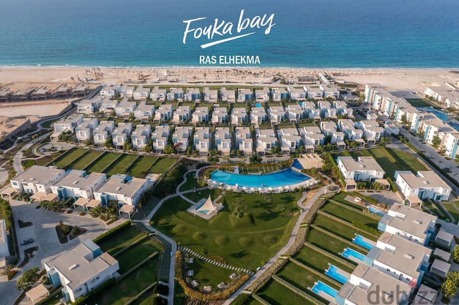 For sale Fully finished chalet 2bedrooms at Fouka Bay next to Hacienda West Ras Al hikma 1