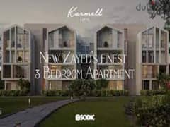 apartment for sale at karmell sodic sheikh zayed | installments | finished | prime location | ground with garden 0