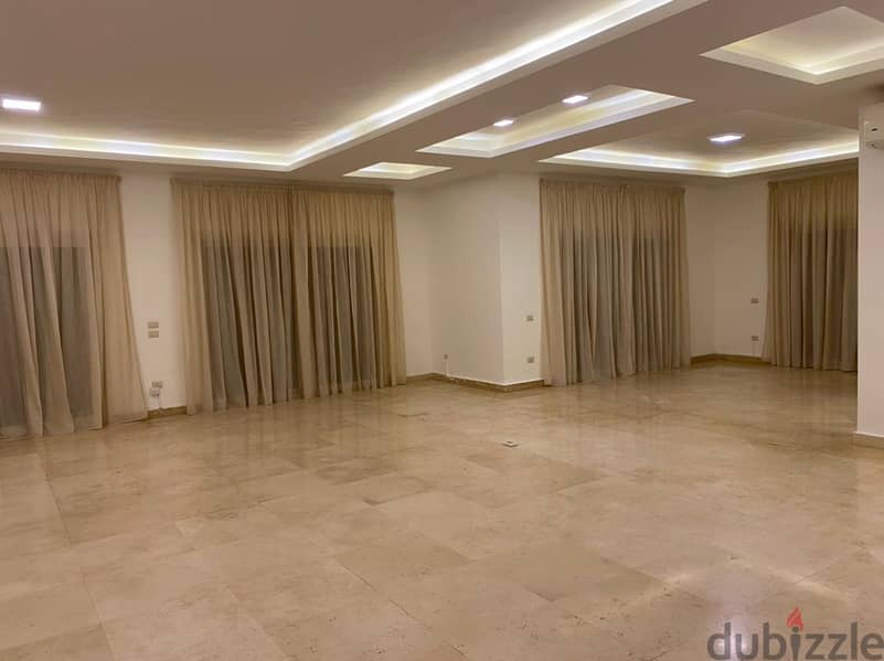 villa for rent in les rois compound semi furnished with appliances - prime location - near by the AUC 6