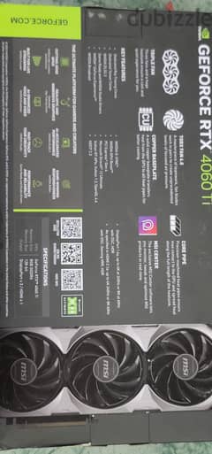 MSI VENTUS GeForce RTX 4060 Ti 3X 8G OC