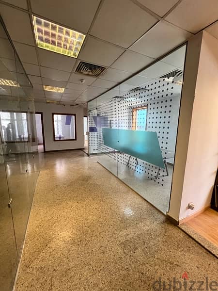 مقر إداري للإيجار في المعادي لوكيشن ممتاز مبنى واجهه زجاجيه 400m 12