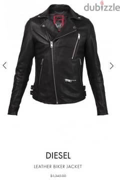 DIESEL Leather Bicker Jacket