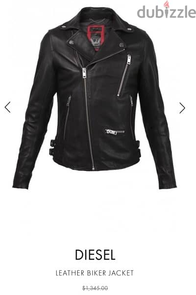 DIESEL Leather Bicker Jacket 0