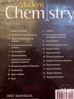 Holt McDougal Modern Chemistry: Student Edition 2015 0