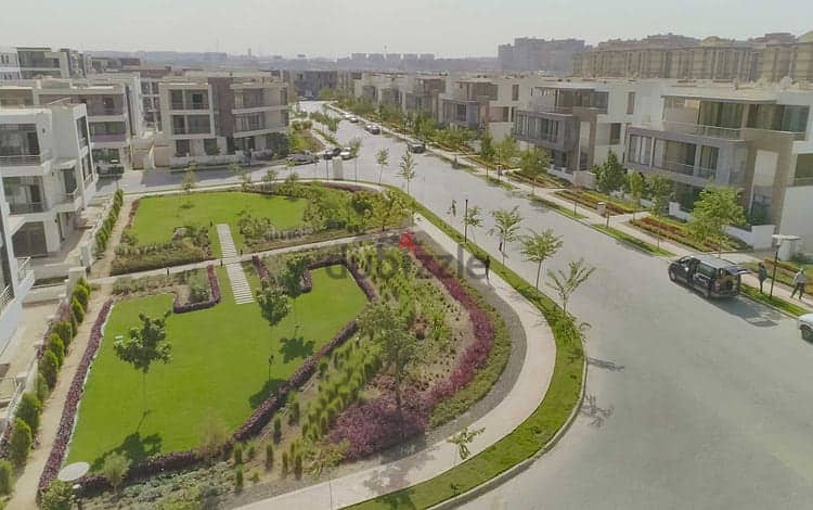 ground 2bedroom apartment for sale in  Fifth Settlement, next to merage city compound new cairo , 39% cash discount , lowest installments per quarter 13