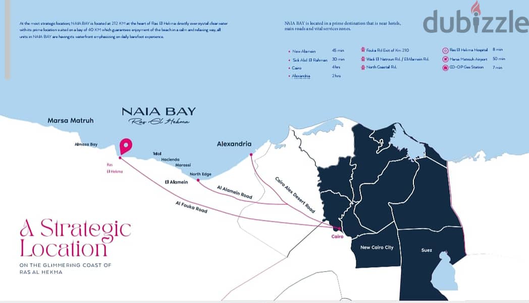 فيلا مستقلة 8 غرف فى نايا باي Naia Bay استلام 2025 بمقدم 7.5% بتسهيلات 6