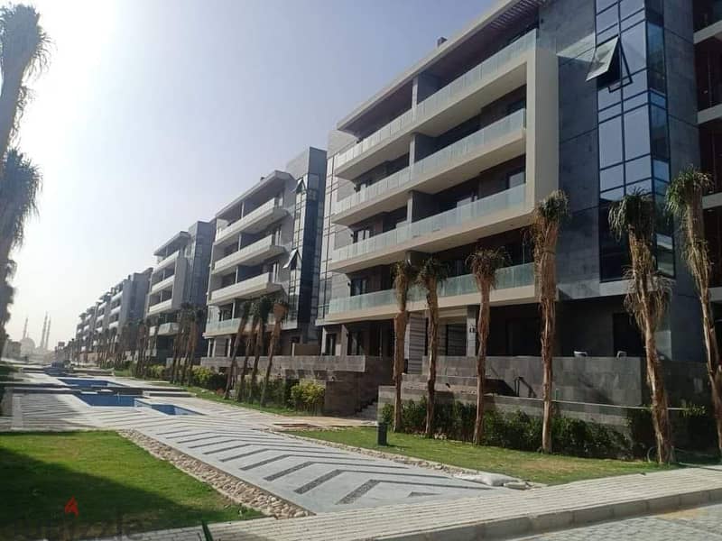 Apartment 164 meters with garden, immediate receipt, in La Vista Patio Oro, Fifth Settlement, next to Mountain View, in installments over 4 years 11