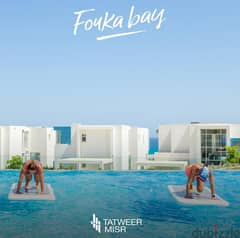 For sale chalet (two rooms), first row on the lagoon - fully finished - in Fouka Bay, North Coast, Ras El Hekma, FOUKA BAY, installments over 8 years 0
