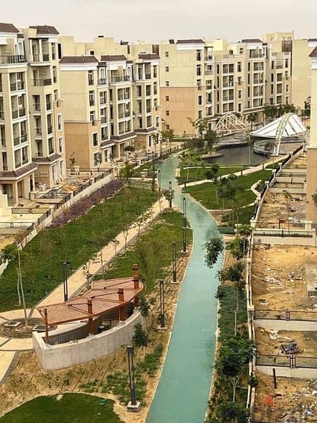 with 42% discount own 2bedrooms apartment for sale in sarai new cairo directly on amal mehwar - lakes view - near to madinaty 3