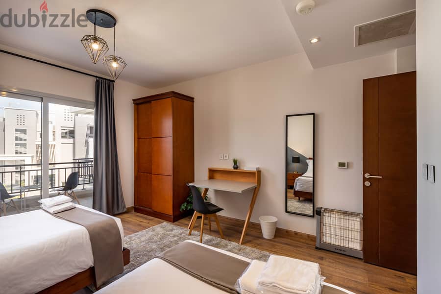 2 Bedroom apartment fully furnished - شقة ٢ غرفة مفروشة بالكامل 6
