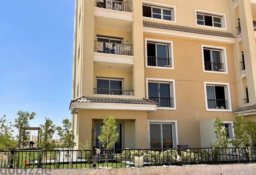 Apartment for sale, 3 rooms + garden, in Saray Compound, next to Madinaty 2