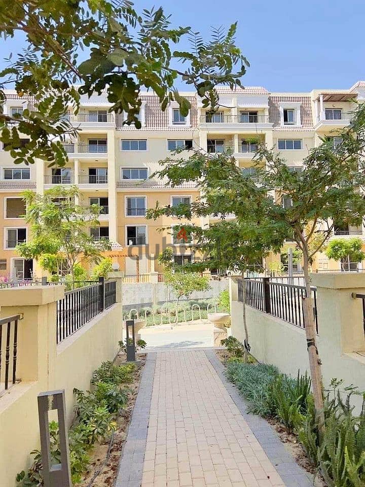Apartment for sale, 3 rooms + garden, in Saray Compound, next to Madinaty 5