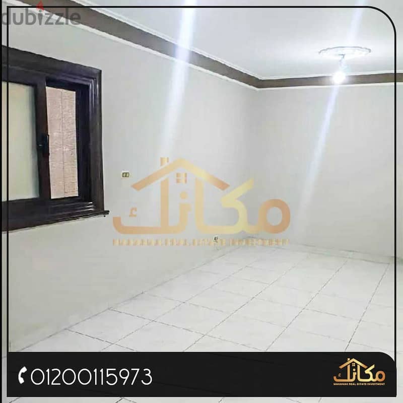 شقة مميزة ايجار سكني سموحة شارع كمال الدين صلاح 90م مطلات مفتوحة 2