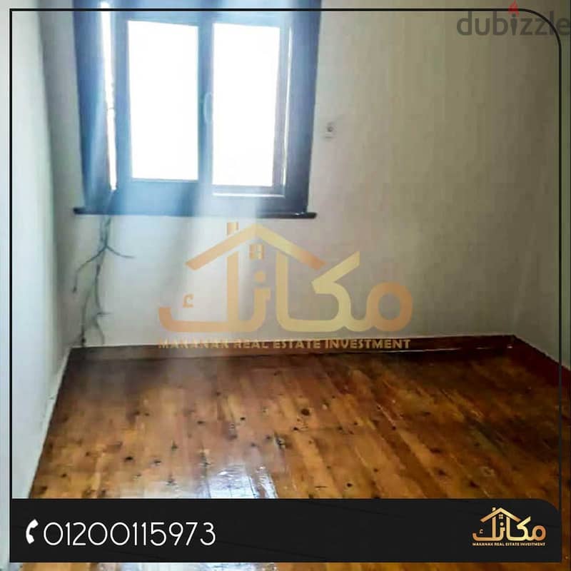شقة مميزة ايجار سكني سموحة شارع كمال الدين صلاح 90م مطلات مفتوحة 3