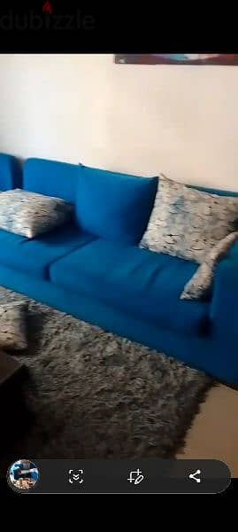 sofa,l shape ,2arm chairs 2