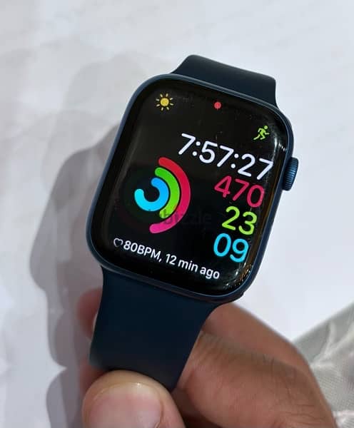 apple watch sereis 7 45 mm battery 96% 1