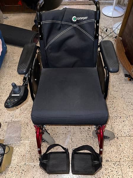 كرسي كهربائي متحرك مركة Comfort،(Travellers series power chair) 1