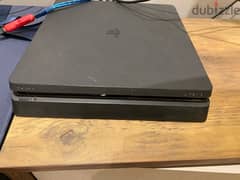 playstation 4 slim 500GB and 4 controller and fifa cd