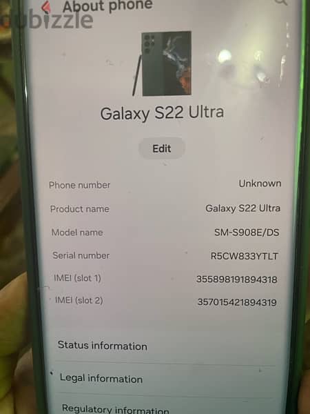 Samsung S22 ultra 5G 5