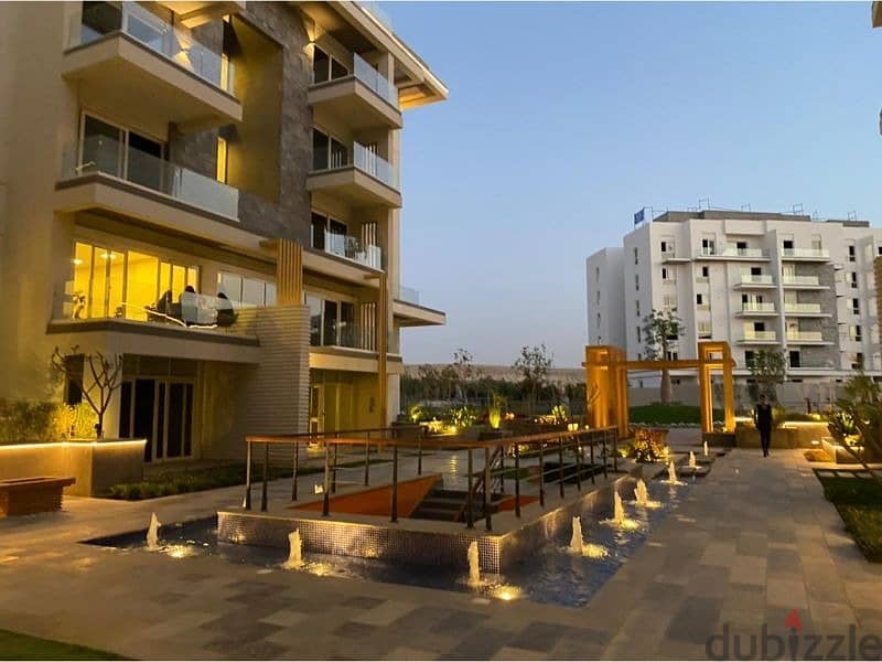 For sale, a 3-bedroom apartment with downpayment and installments ready to move  view landscape in mountain view, i-city 8